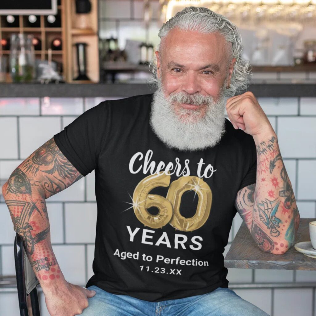 Alter this aged to perfection 60th birthday t-shirt