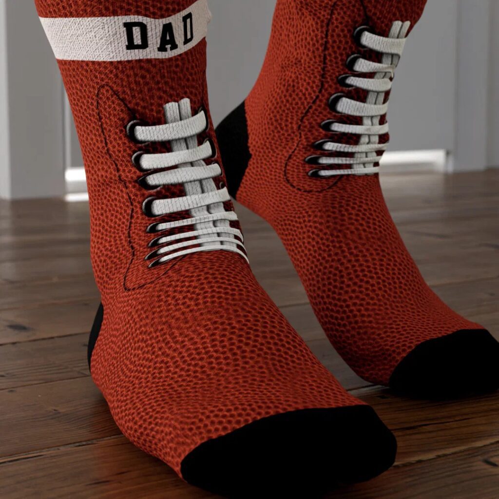 american-football-player-fan-touchdown-socks