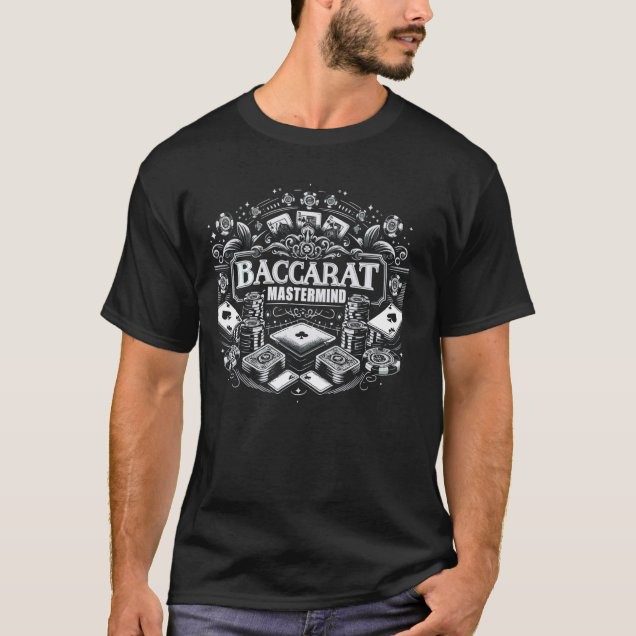 Baccarat mastermind gambling gambler casino -t-shirt