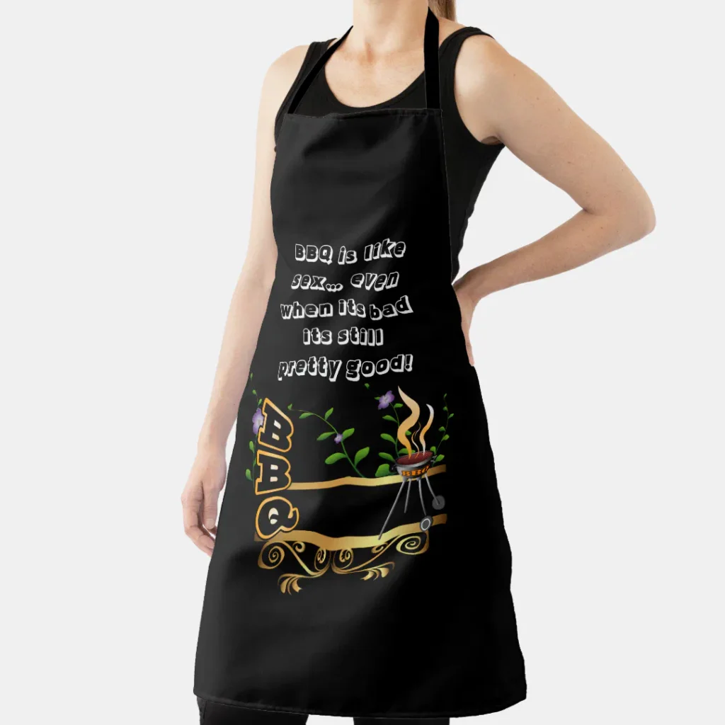 bbq is like sex even when its bad its still good xxx apron