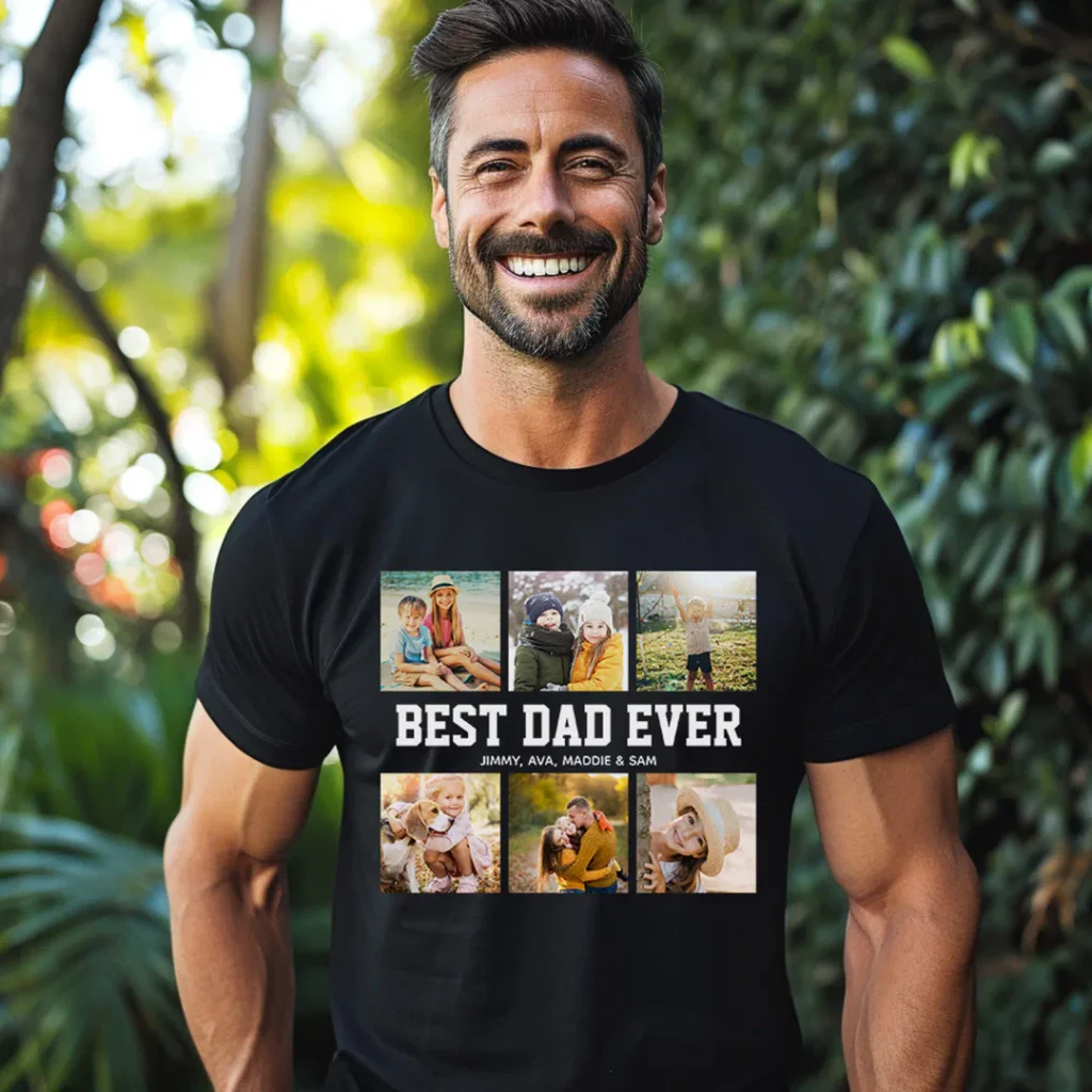 Best dad ever 6 photo collage montage