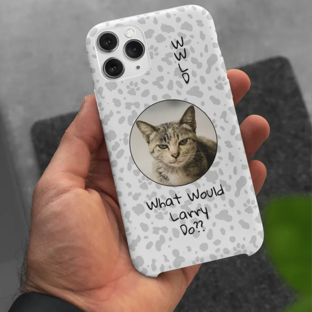 cat custom photo personalized case iphone case merch