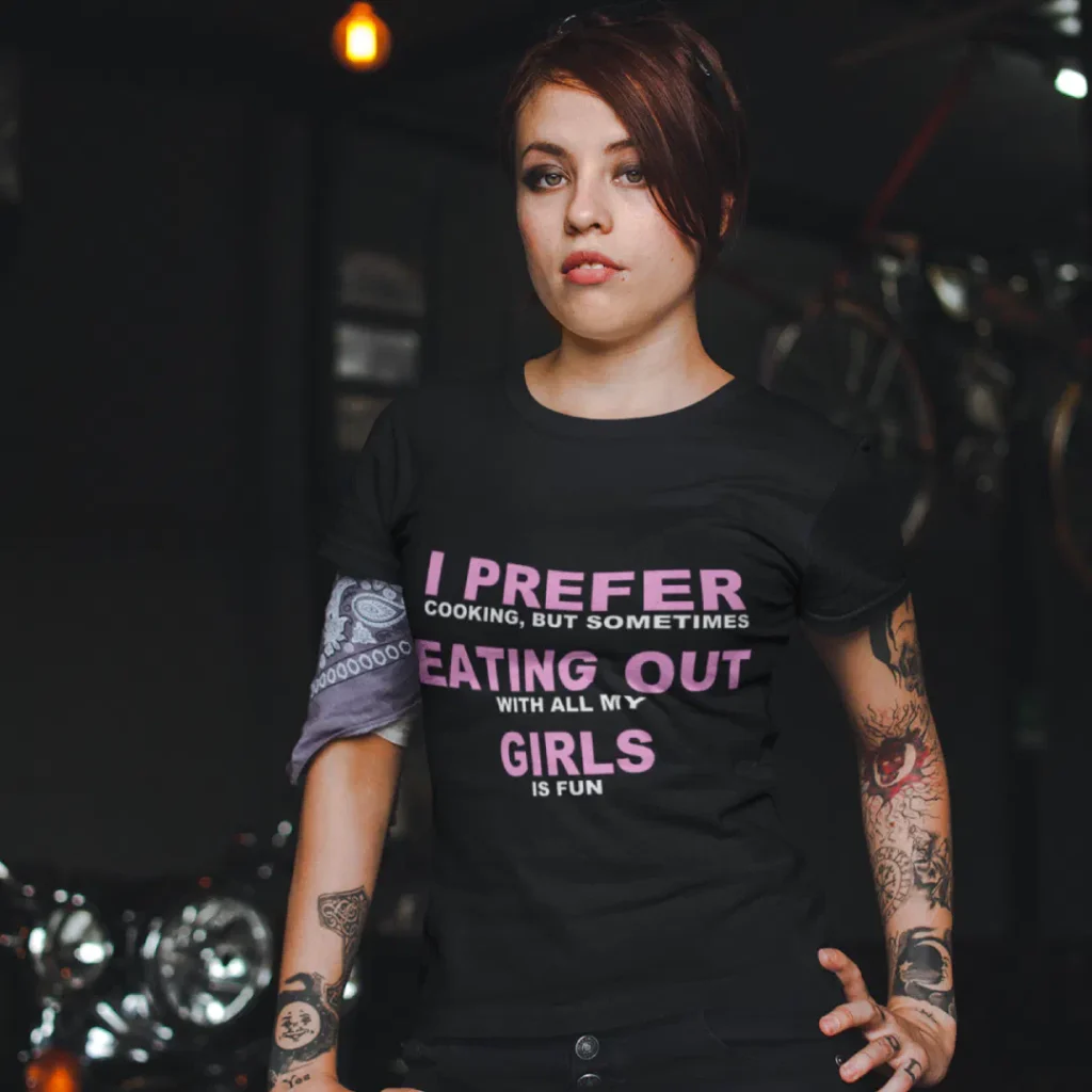 eating out girls crude xxx adult cunnilingus shirt