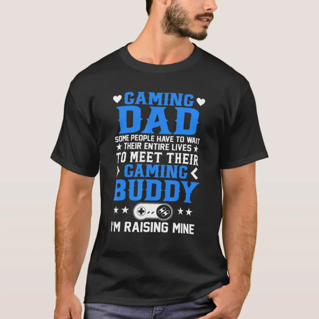 Gaming dad buddy gamer video games father