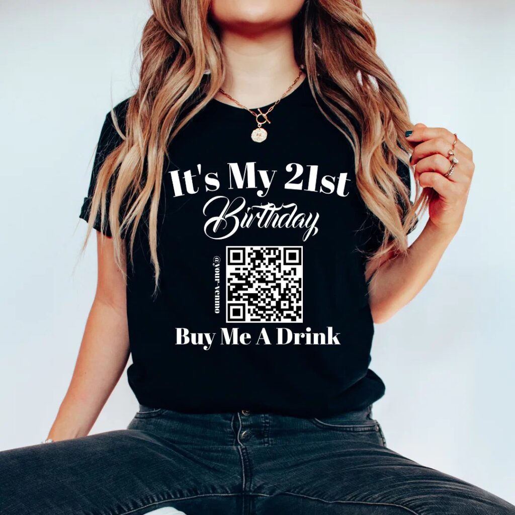 Personalized 21st birthday buy me a drink t-shirt