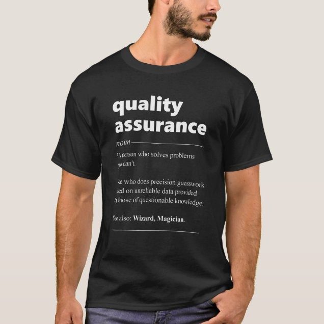 Quality assurance definition QA manager tester testing merch