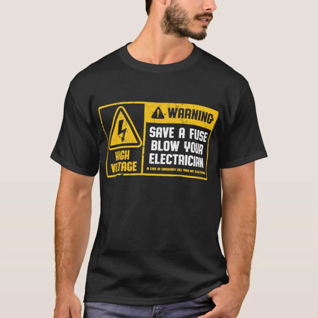 Save a fuse blow your electrician sassy naughty merch